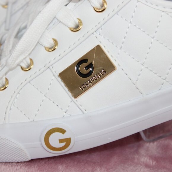 GBG Los Angeles White Quilted Sneakers Women’s Size 8.5 NWOT - Picture 5 of 7